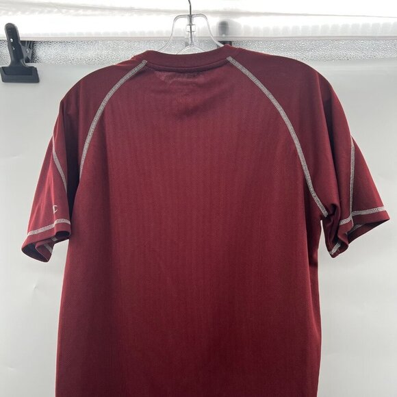 Champion Double Dry Men's Short Sleeve Active Tee Maroon Size Small - Picture 6 of 9